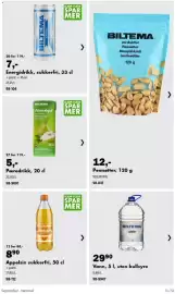 Biltema kundeavis Side 51: Biltema Pæredrikk €5,00, Biltema appelsin sukkerfri €890,00