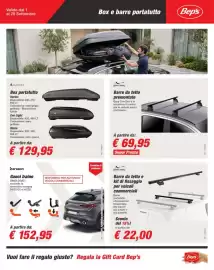 Volantino Bep's Pagina 3: Barre da tetto e kit di fissaggio per veicoli commerciali €22,00, Althura Box portatutto €129,95