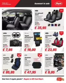 Volantino Bep's Pagina 5: Pöke Alzabimbo Fag €47,95, Sacca porta seggiolino pöke €9,95