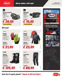 Volantino Bep's Pagina 10: Marsupio Easy-T Givi €19,95, Stivale RSX V25 O'Neal €125,95