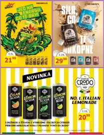 BENE Nápoje leták Strana 11: Big Shock! Exotic €21,90, Credo lemon soda €20,90