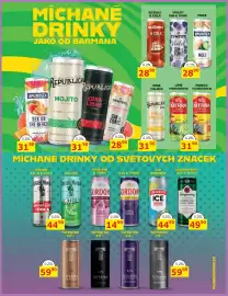 BENE Nápoje leták Strana 29: Republica Pina Colada €31,90, Smirnoff ice original €44,90