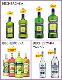 BENE Nápoje leták Strana 46: Becherovka €289,00, Becherovka €339,00