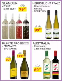 BENE Nápoje leták Strana 54: Glamour €79,00, Australia Chardonnay Cabernet/Shiraz €69,00