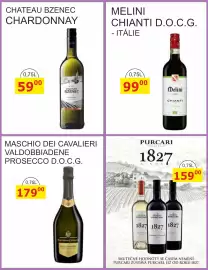 BENE Nápoje leták Strana 59: Purcari 1827 €159,00, Chateau Bzenec Chardonnay €59,00