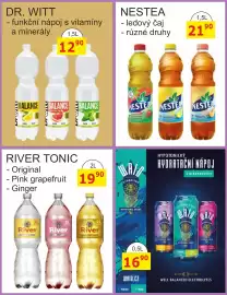 BENE Nápoje leták Strana 9: River tonic €19,90, Waio hypotonický hydratační nápoj s elektrolyty €16,90