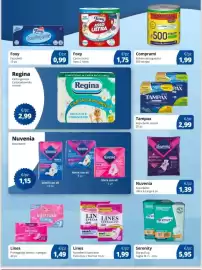 Volantino Prodet Pagina 8: Lines Proteggislip €1,49, Regina Cartacamomilla €2,99