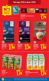 Folheto Lidl | Especial DTP Página 12: Solevita Néctar de Manga-Laranja Light €1,29, Bellarom Cappuccino em Saquetas €1,69