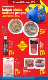Folheto Lidl | Especial DTP Página 3: Fumadinho Chouriço em Cubos €1,19, Fumadinho fiambre perna extra forno a lenha €1,49