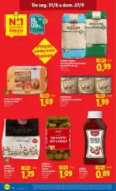 Folheto Lidl | Especial DTP Página 6: Freshona cogumelos laminados €1,99, Kania Ketchup €0,89