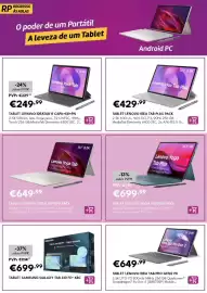 Folheto Radio Popular Página 12: Tablet lenovo yoga tb710fu pack €649,99, Tablet lenovo yoga tb520fu pack €699,99