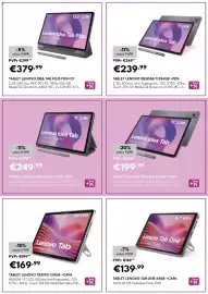 Folheto Radio Popular Página 15: Tablet lenovo idea tab plus pen+cp €379,99, Tablet lenovo ideatab 11 256gb +pen €239,99