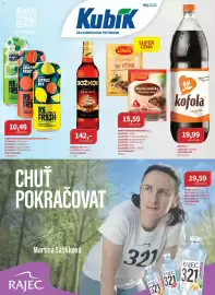 Kubík potraviny leták Strana 1: Lobkowicz refresh nealkoholický €10,49, Vitana pyramidky na vývar €15,59