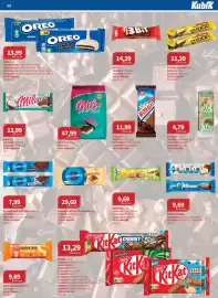 Kubík potraviny leták Strana 11: Studentská pečet bublinky €29,69, Orion tyčinka €9,69