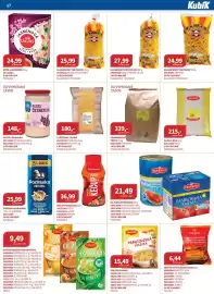 Kubík potraviny leták Strana 17: Lagris jasmínová rýže €24,99, Klusáčkovy těstoviny €25,99