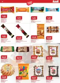 Kubík potraviny leták Strana 31: Česká cena trubičky s arašídovou náplní €19,18, Hořické trubičky €11,15
