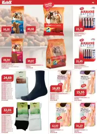 Kubík potraviny leták Strana 40: Silonkové ponožky €31,23, Silonkové podkolenky €15,55