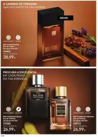 Catálogo Avon Página 110: Avon black suede daring €28,99, Elite gentleman quest eau de toilette em spray para ele €26,99