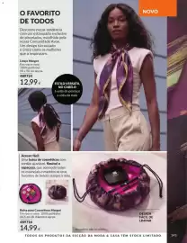 Catálogo Avon Página 145: Lenço Margot €12,99