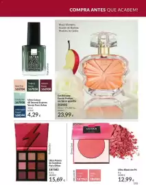 Catálogo Avon Página 155: Ultra Blush em Pó €12,99, The Red One Ultra Paleta de Sombras Para Olhos €15,69