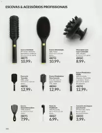 Catálogo Avon Página 160: Pente de modelação €6,99, Escova Modeladora Para Caracóis €12,99