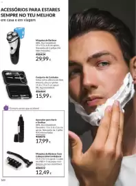 Catálogo Avon Página 168: Conjunto de Cuidados €15,99, Aparador para Nariz e Orelhas €17,99