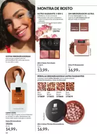 Catálogo Avon Página 62: Ultra paleta para rosto 3-em-1 €13,99, Light Bronze €173.633,00
