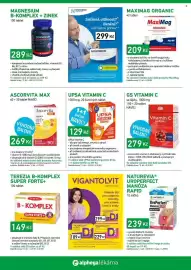 Alphega Lékárna leták Strana 4: Upsa vitamin c €129,00, GS vitamin c se šípkou €279,00