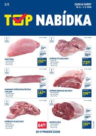 Makro leták týden 35 Strana 2: Vepřová krkovice bez kosti €106,90, Vepřová kýta bez kosti €73,90