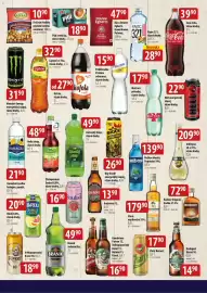 Bala leták Strana 5: Coca-Cola, různé druhy €39,90, Gambrinus Patron 12, Velkopopovický Kozel 11, Řezaný 11, Černý €16,90