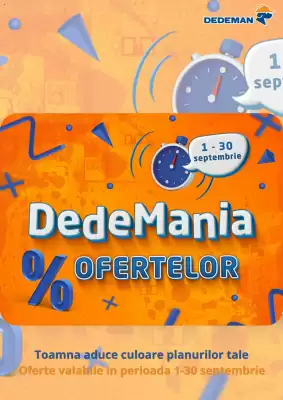 Dedeman (valid până la 30-09)