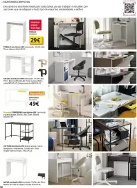 Catálogo IKEA Página 12: ToralD escritorio €29,00, Enkroken escritorio €49,00