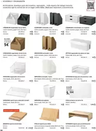 Catálogo IKEA Página 24: Vivalla soporte para tablet €12,00, Drönjöns portalápices €2,00