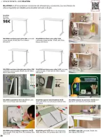 Catálogo IKEA Página 26: Relatera escritorio para niños €98,00, Relatera escritorio para niños €104,00