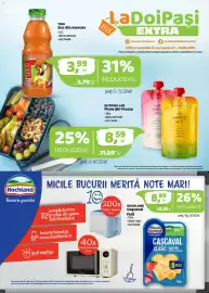 Catalog La Doi Pasi | Extra Pagină 1: Hochland cascaval felii €8,99, Tedi suc din morcov €3,99