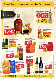Catalog Supeco Pagină 16: Coca Cola/ Fanta Portocale €16,96, Vin Domeniile Sâmburești €26,99