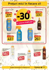 Catalog Supeco Pagină 21: Babarla ulei accelerator de bronzare €29,00, Elimplant sun Family €41,99