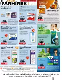 Pingvin Patika akciós újság Oldal 11: Bioextra laktáz enzim €3.499,00, No-spa forte neo €5.799,00