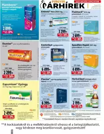 Pingvin Patika akciós újság Oldal 12: Enterol Neo €3.299,00, Exoterbyn gyógyszeres körömlakk €6.499,00