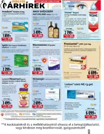 Pingvin Patika akciós újság Oldal 13: Imodium instant €1.899,00, Lioton gél €6.099,00