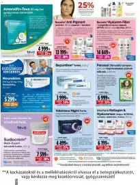 Pingvin Patika akciós újság Oldal 14: Parusan stimuláló sampon €6.999,00, Bepanthen krém €3.999,00