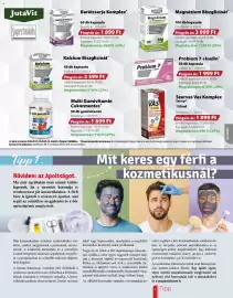 Pingvin Patika akciós újság Oldal 3: JutaMás magnézium biszglicinát €3.099,00, Probium 7 €1.999,00