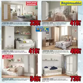 Catálogo Rapimueble Página 5: DORMITORIO JUVENIL €339,99, DORMITORIO JUVENIL €739,99