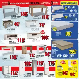 Catálogo Rapimueble Página 7: ZAPATERO €114,99, Canapé gran capacidad €199,99