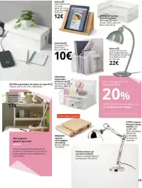 Catálogo IKEA Página 49: Vivalla soporte para tablet €12,00, Drönjöns archivador €10,00