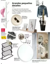 Catálogo IKEA Página 8: Murvel zapatero €1,25, HÖGAFEL percherodepared €2,50