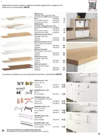 Catálogo IKEA Página 15: Eneryda pomo €5,00, BAGGANAS tirador €6,00