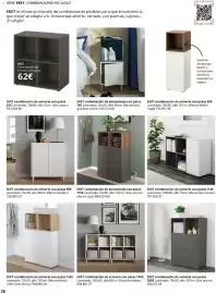 Catálogo IKEA Página 26: Eket combinación de armario con patas €90,00, Eket combinación de almacenaje con patas €115,00