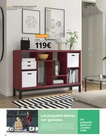 Catálogo IKEA Página 2: Kallax estanteria con soporte €119,00