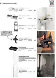 Catálogo IKEA Página 41: Antracita - bas ingen estante para ducha €7,00, Oppejen mampara de ducha €179,00